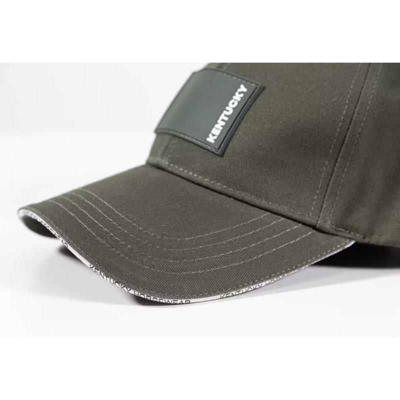 Kentucky Rubber Logo Cap - Dark Green-1