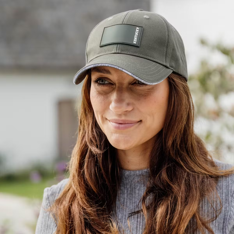 Kentucky Rubber Logo Cap - Dark Green-2