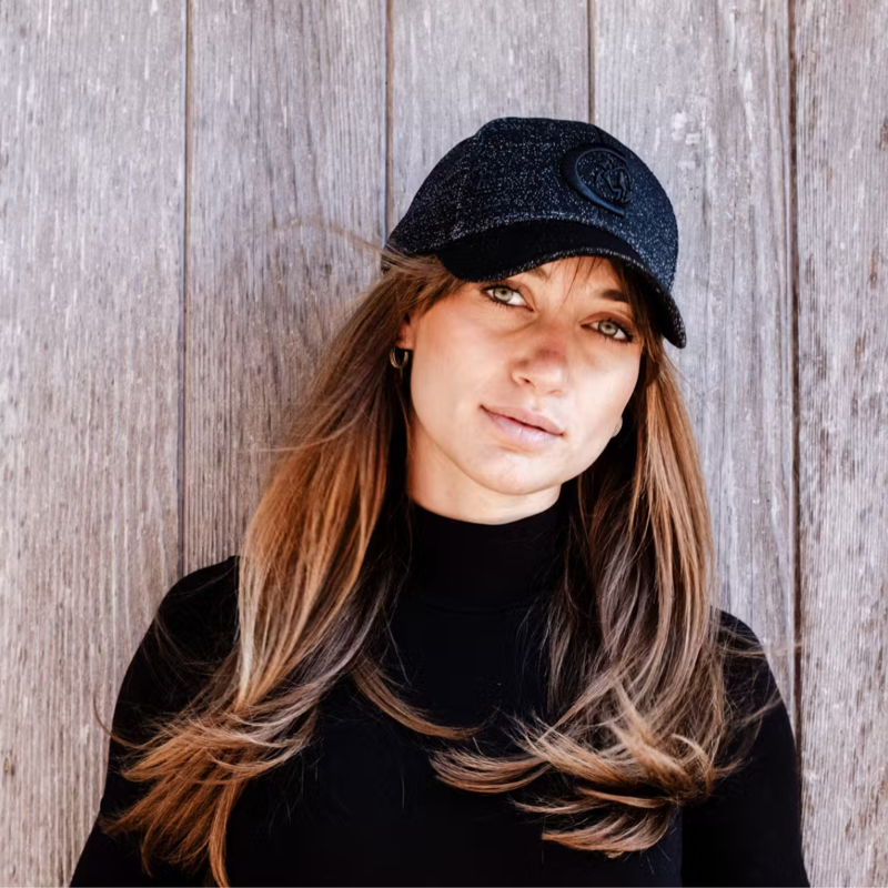Kentucky Glitter Baseball Cap - Black-1