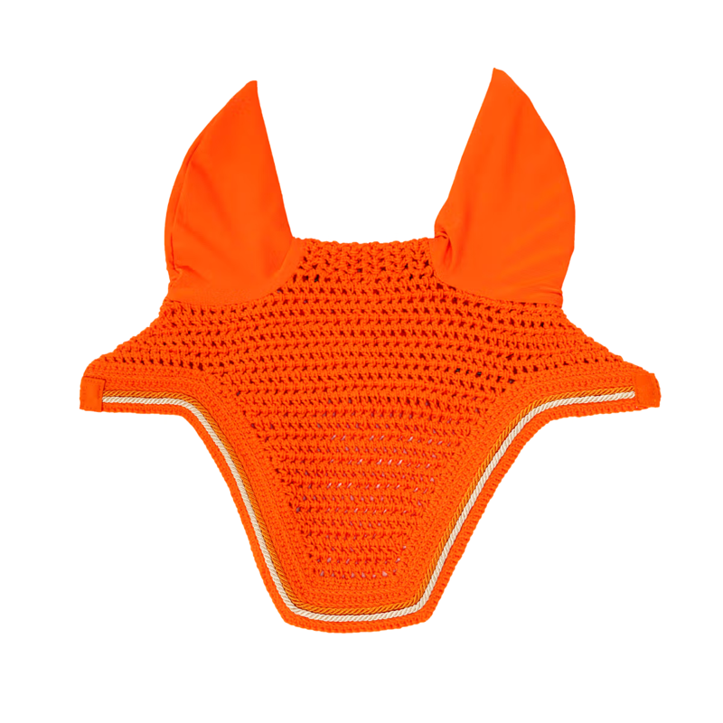 Kentucky Wellington Diamond Rope Soundless Fly Veil Full - Orange-1