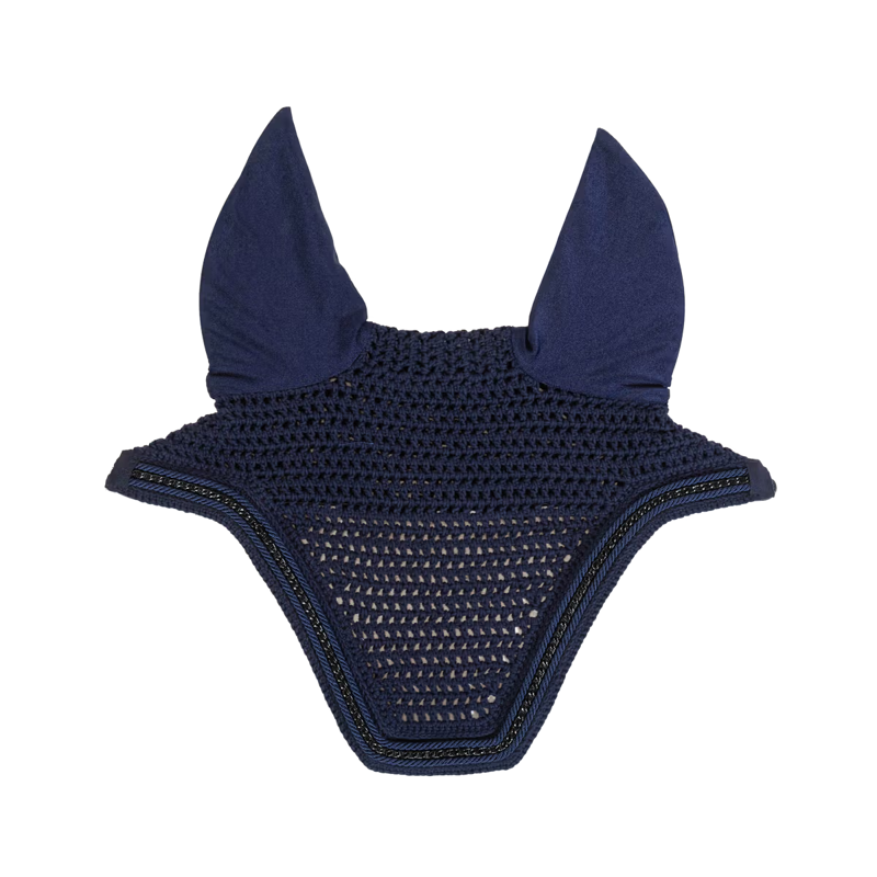 Kentucky Wellington with Metal Chain Fly Veil Full - Navy