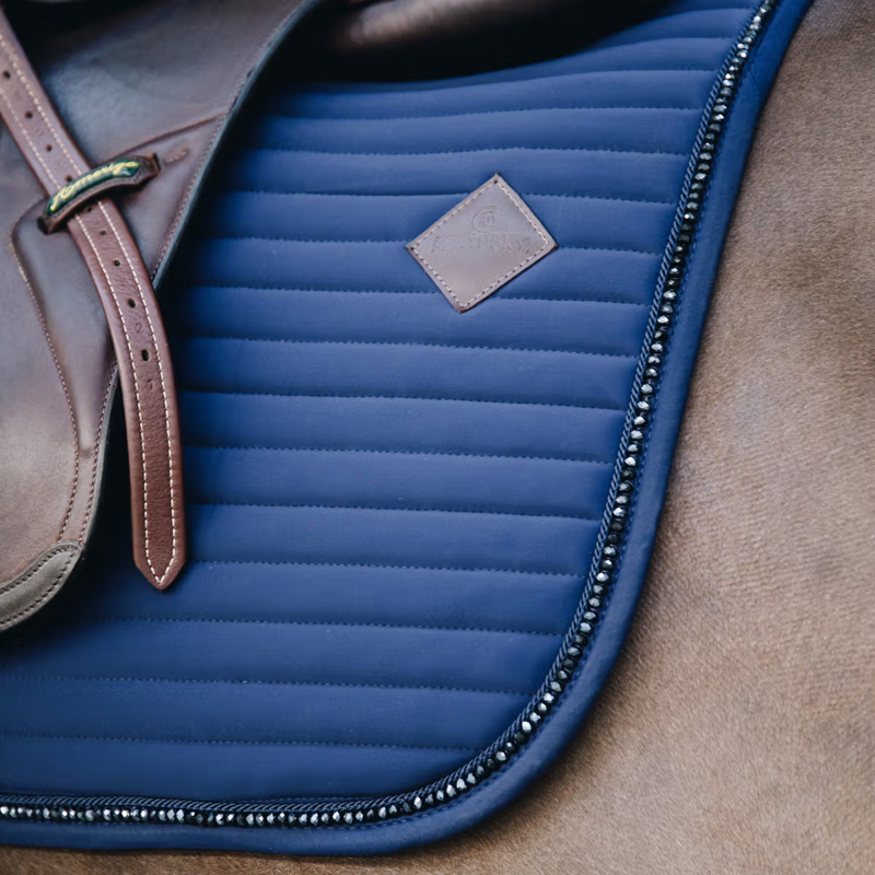 Kentucky Pearls Dressage Saddlepad - Navy-1