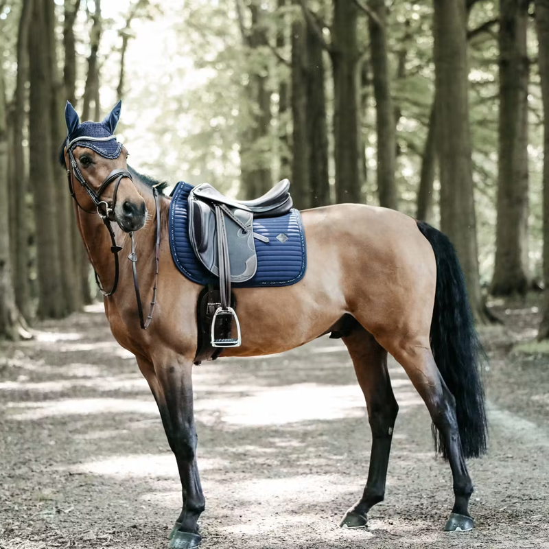 Kentucky Pearls Dressage Saddlepad - Navy-3