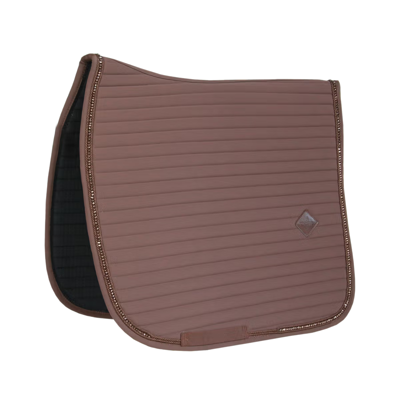 Kentucky Pearls Dressage Saddlepad - Brown