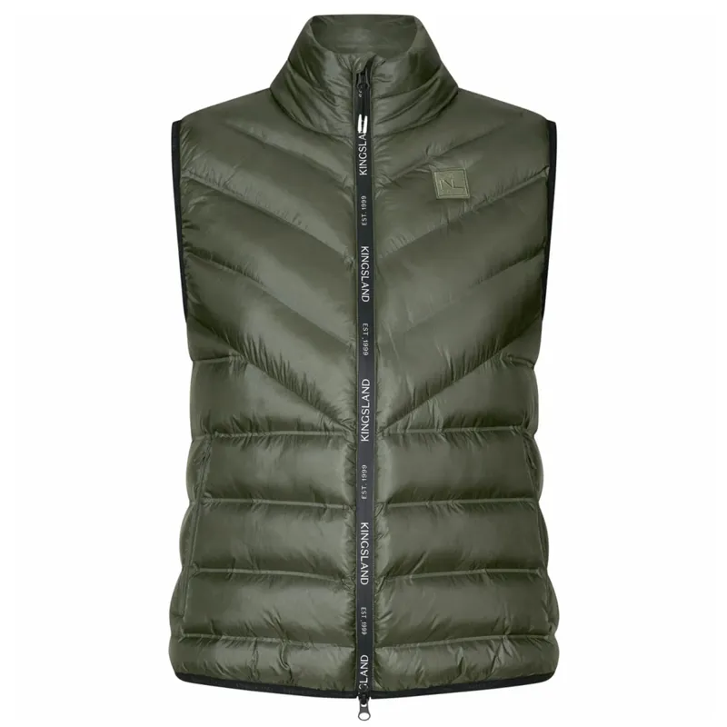 Kingsland KLVam Padded Unisex Gilet - Green Beetle