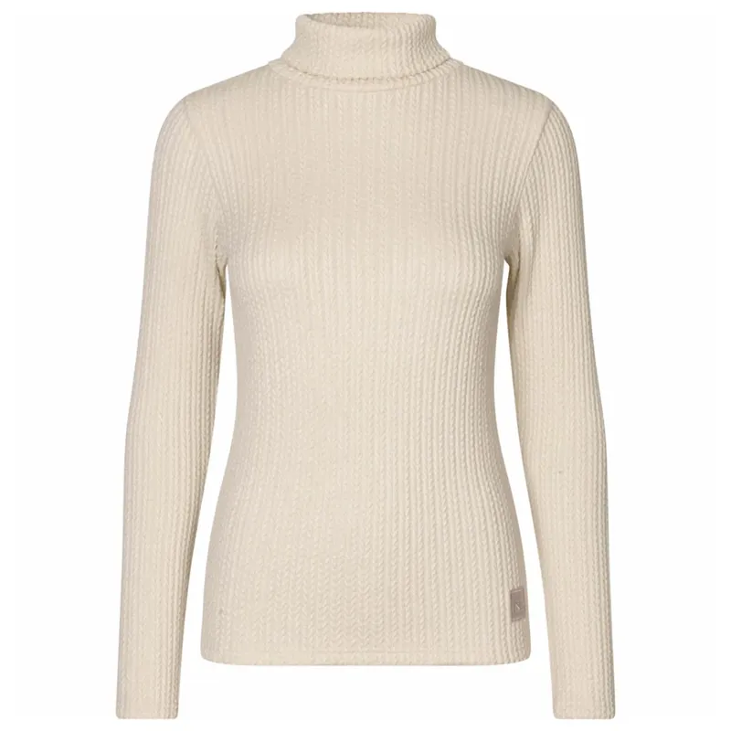 Kingsland KLVikula Ladies Knitted Rollneck - Cream