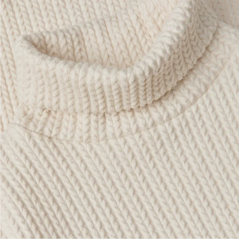 Kingsland KLVikula Ladies Knitted Rollneck - Cream-3