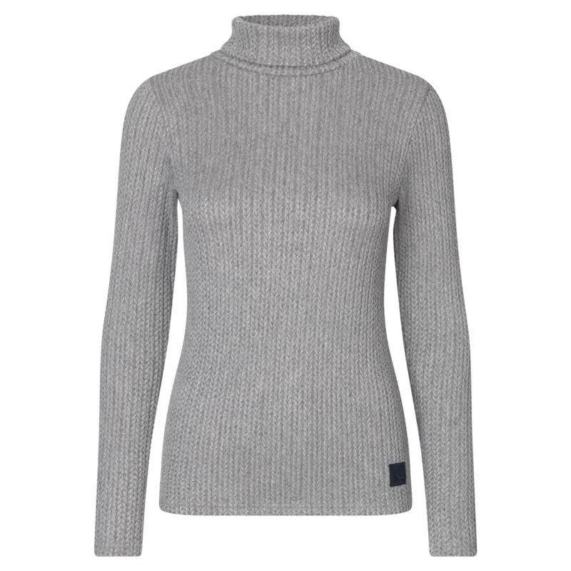 Kingsland KLVikula Ladies Knitted Rollneck - Grey Forged Iron
