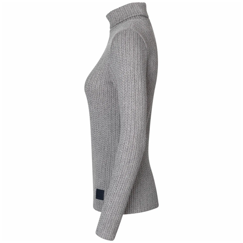Kingsland KLVikula Ladies Knitted Rollneck - Grey Forged Iron-2
