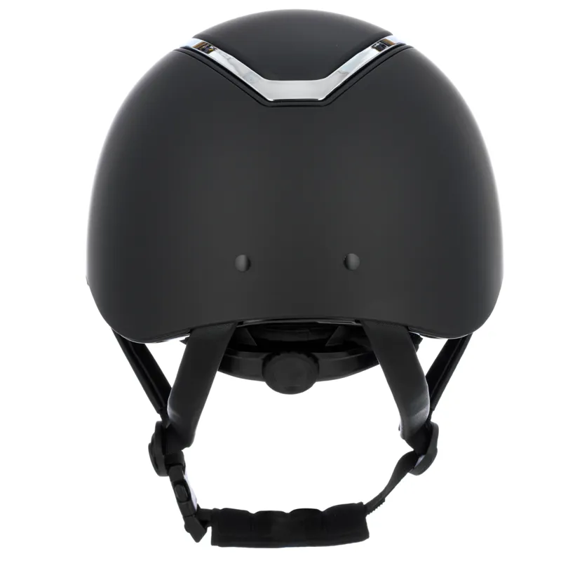 EQX by Charles Owen Kylo with MIPS Riding Hat - Black Matte/Silver-2