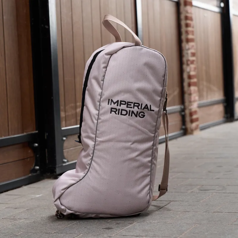 Imperial Riding Basic Boot Bag - Taupe Herringbone-1