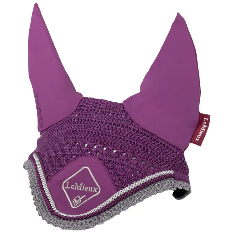 LeMieux Classic Lycra Fly Hood - Plum