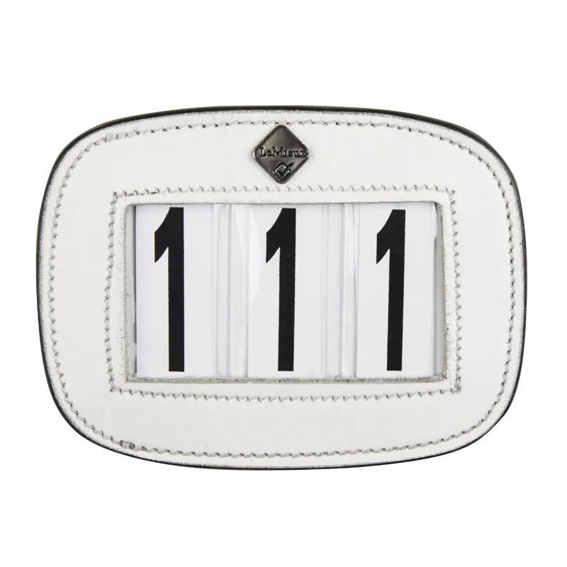 LeMieux Saddle Number Holder - White