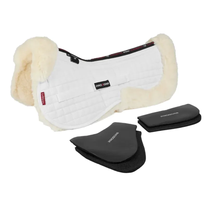 LeMieux ProSorb Merino+ Half Pad - White/Natural