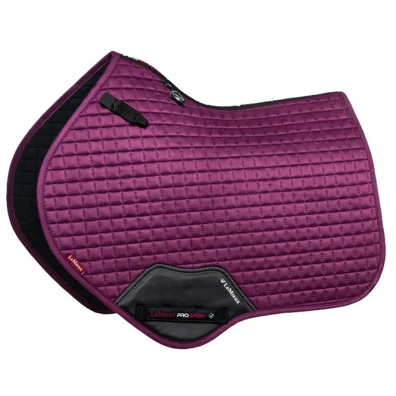 LeMieux Suede Close Contact Square - Plum