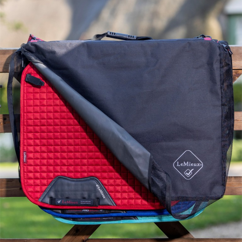 LeMieux ShowKit System Saddle Pad Bag - Black-1