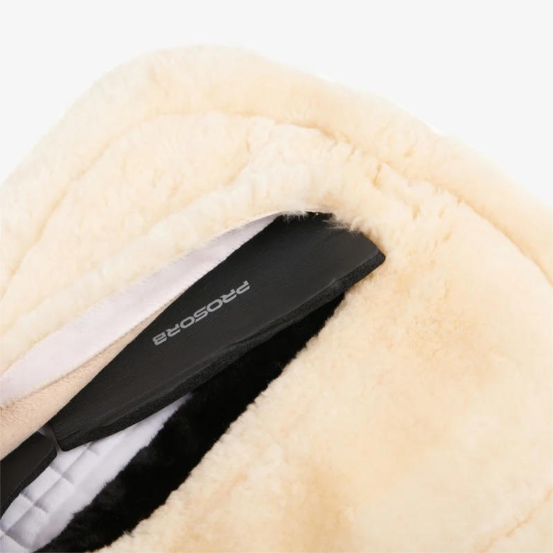 LeMieux ProSorb Merino+ Half Pad - White/Natural-1