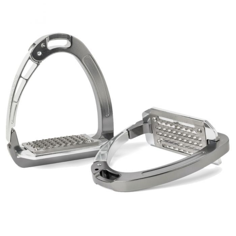 Acavallo AluPlus Stirrups - Titanium 