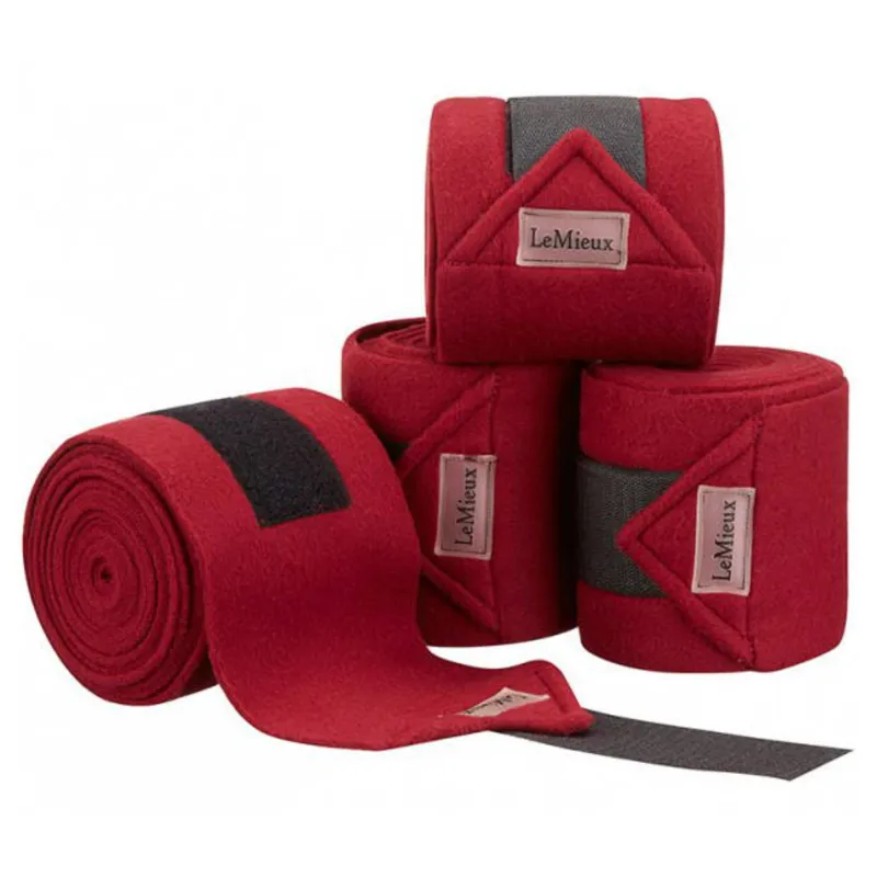 LeMieux Polo Bandages - Burgundy