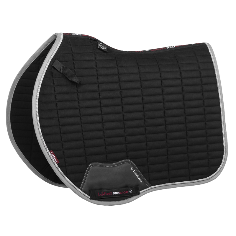 LeMieux Suede EuroJump Square - Black