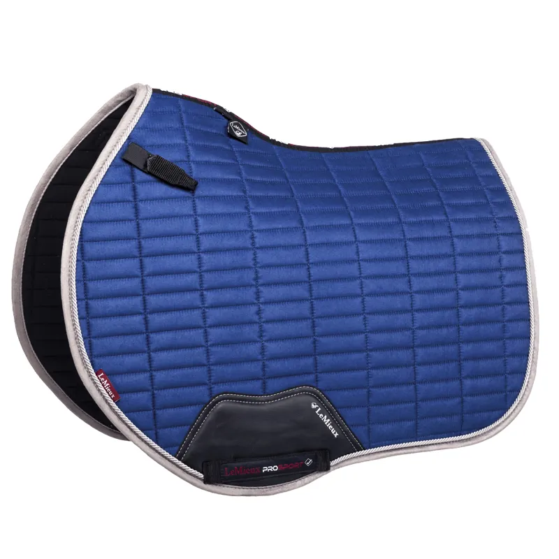 LeMieux Suede EuroJump Square - Benetton Blue