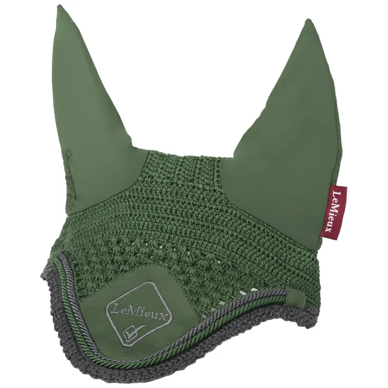 LeMieux Classic Lycra Fly Hood - Hunter Green