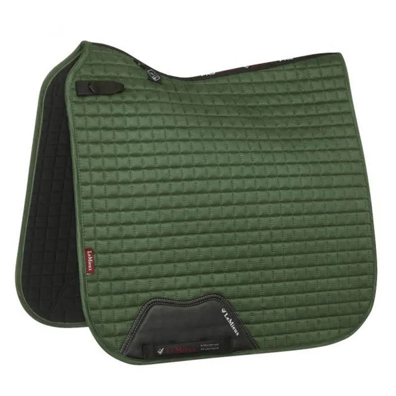 LeMieux Suede Dressage Square - Hunter Green
