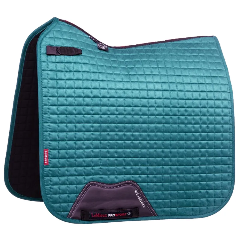 LeMieux Suede Dressage Square - Peacock 