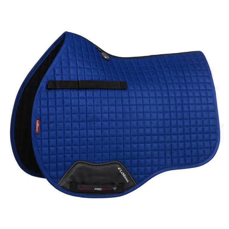 LeMieux Suede GP Square Saddlepad - Benetton Blue