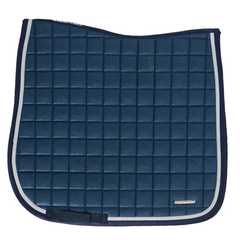 Lami-Cell Sparkling Glitter Dressage Saddlepad - Navy - Full