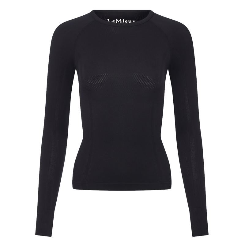 LeMieux Britney Seamless Long Sleeve Top - Black-1