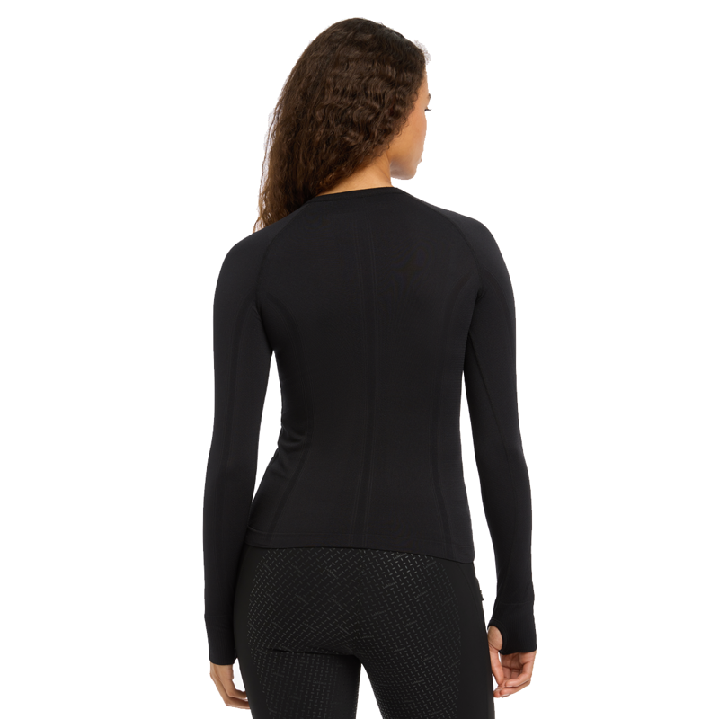 LeMieux Britney Seamless Long Sleeve Top - Black-4