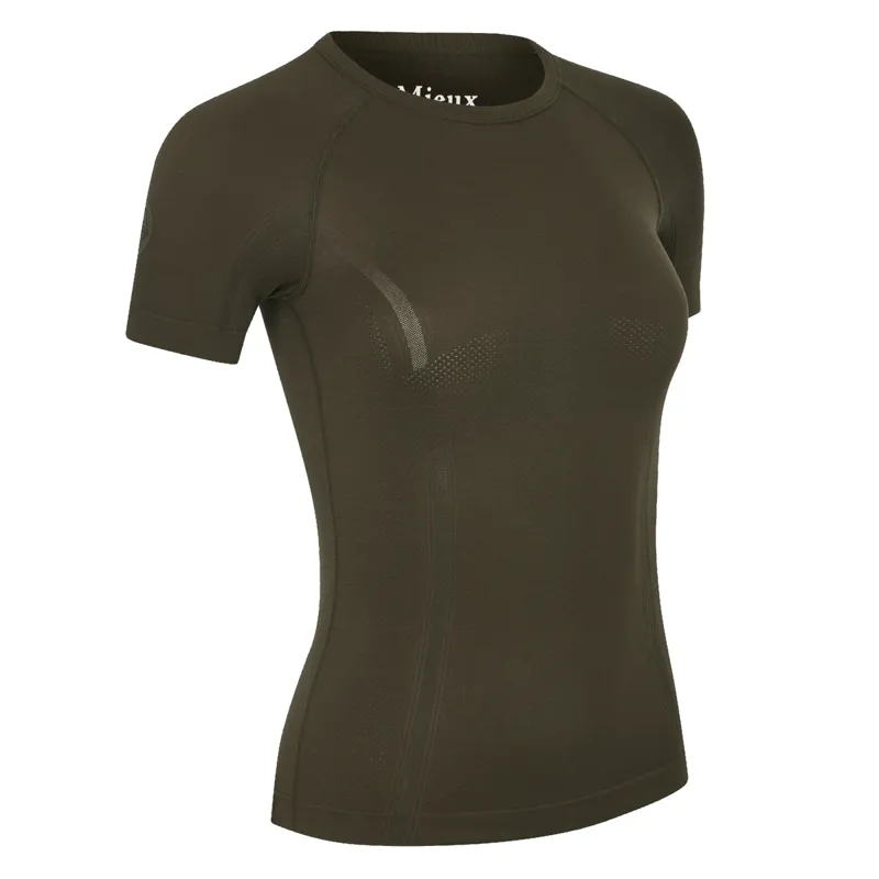 LeMieux Britney Seamless Short Sleeve Top - Alpine