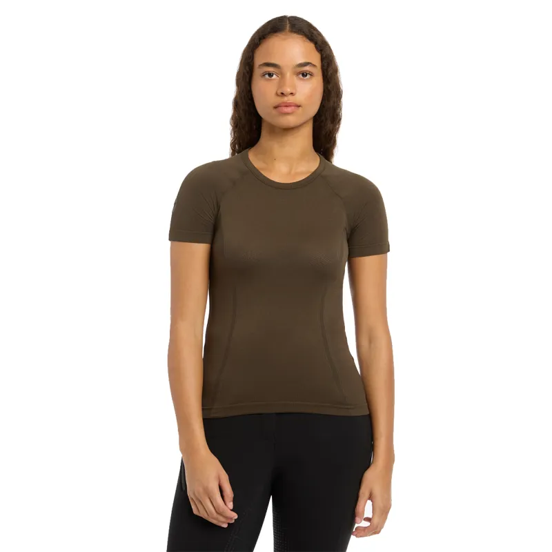 LeMieux Britney Seamless Short Sleeve Top - Alpine-3