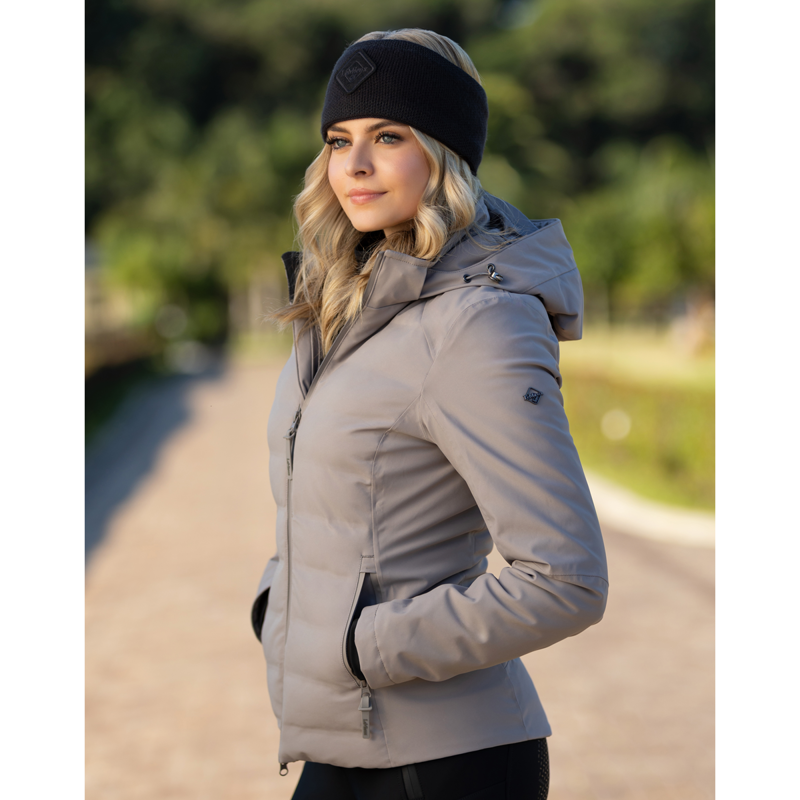 LeMieux Brooke Ladies Hybrid Waterproof Jacket - Ash-9