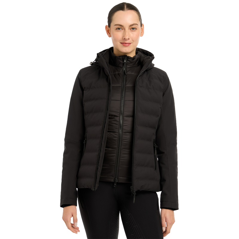 LeMieux Brooke Ladies Hybrid Waterproof Jacket - Black-4