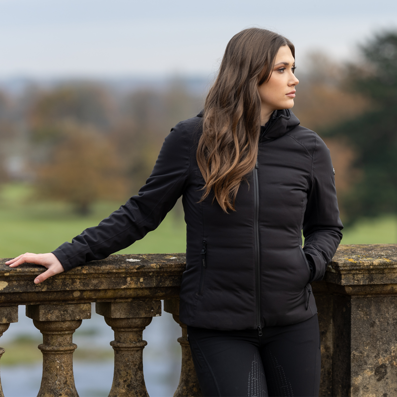LeMieux Brooke Ladies Hybrid Waterproof Jacket - Black-9