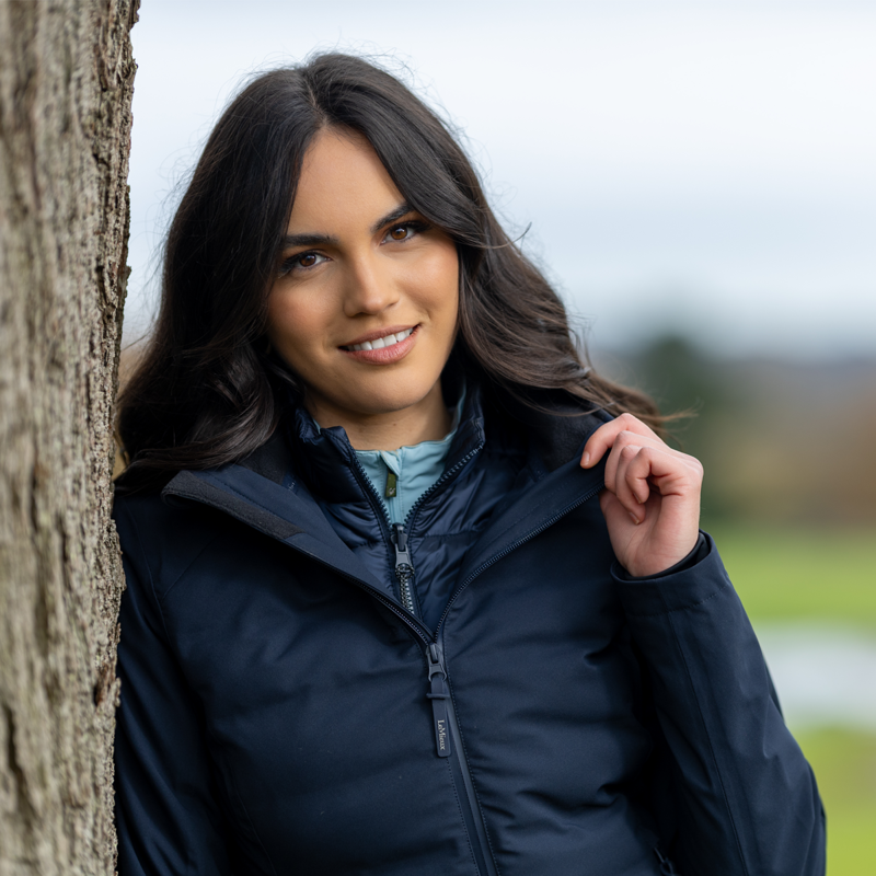 LeMieux Brooke Ladies Hybrid Waterproof Jacket - Navy-12