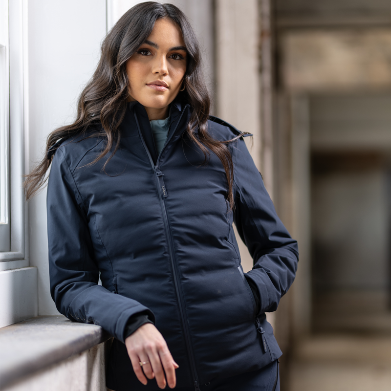 LeMieux Brooke Ladies Hybrid Waterproof Jacket - Navy-9