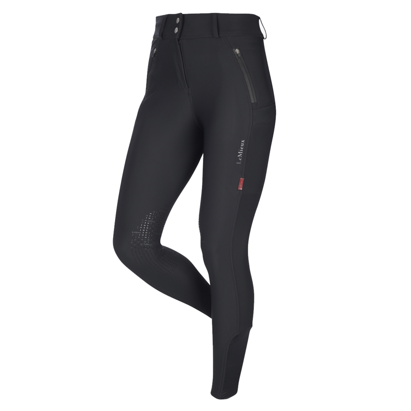 LeMieux Drytex Waterproof Breeches Knee Grip - Black-1