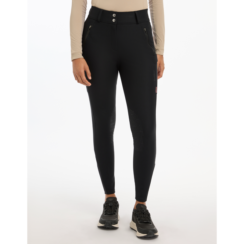 LeMieux Drytex Waterproof Breeches Knee Grip - Black-2