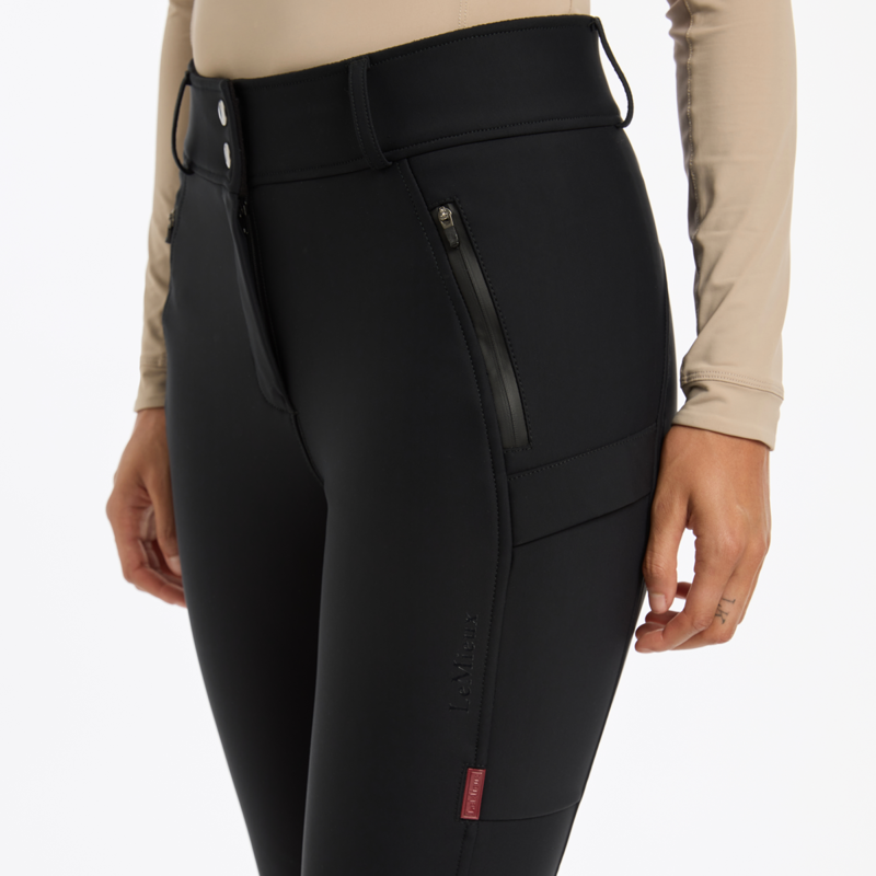 LeMieux Drytex Waterproof Breeches Knee Grip - Black-5