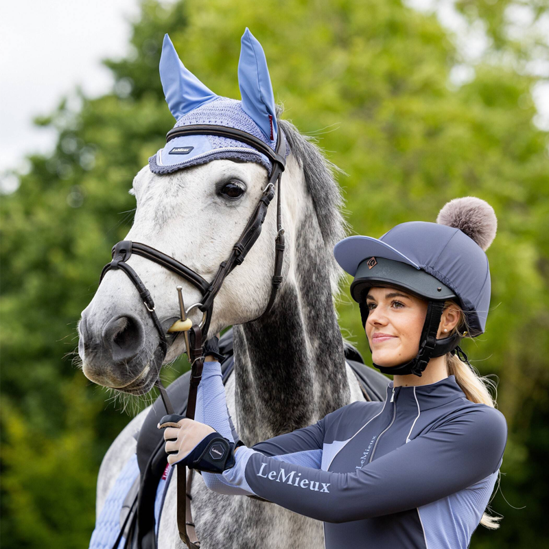 LeMieux Esme Fly Hood - Corn Blue-2