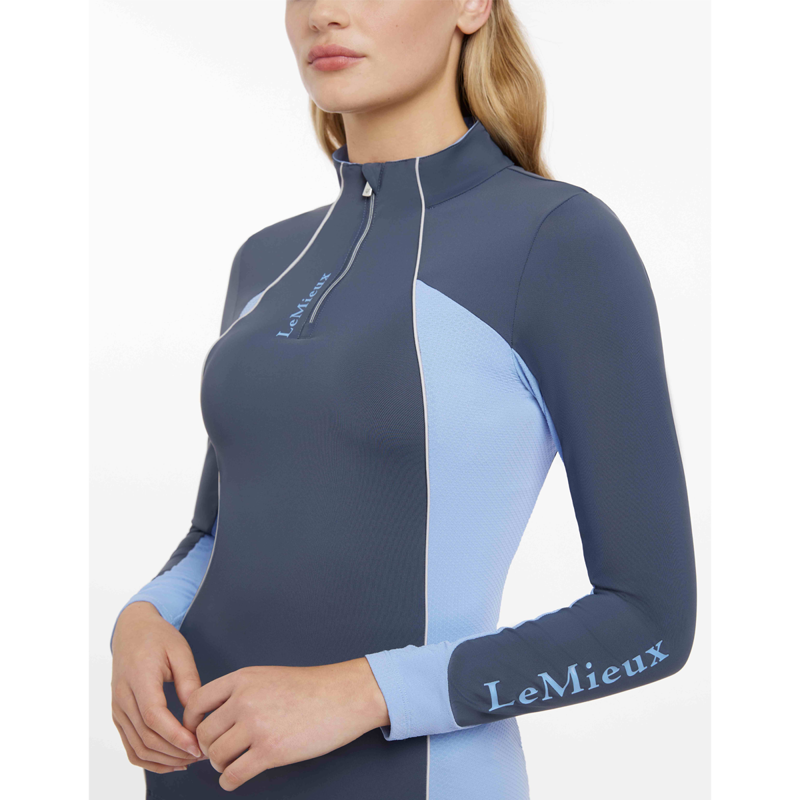 LeMieux Esme Ladies Base Layer - Dusk Blue-3