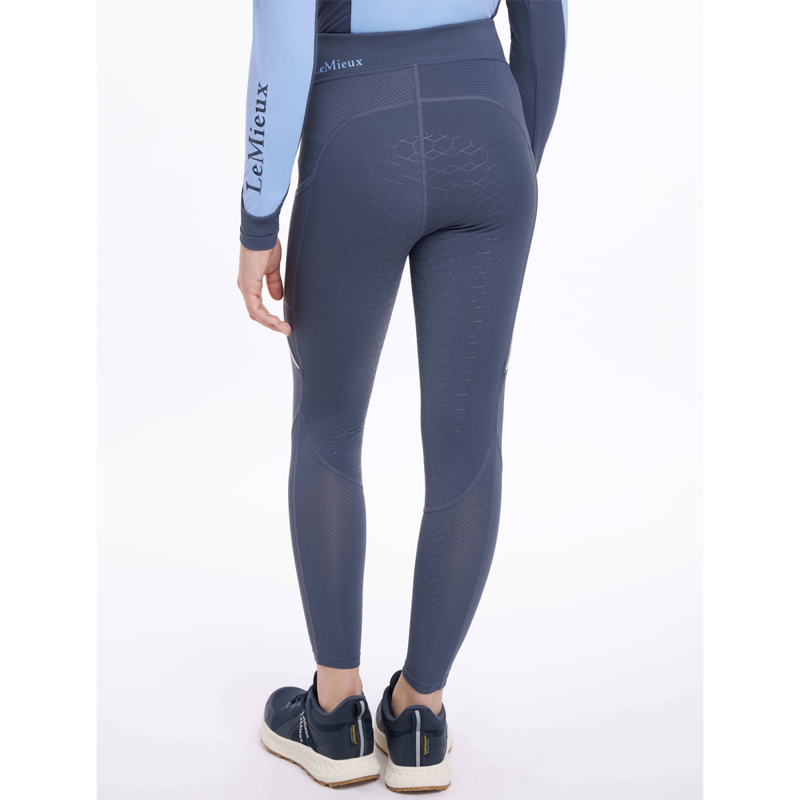 LeMieux Esme Young Rider Mesh Pull Ons - Dusk Blue-1