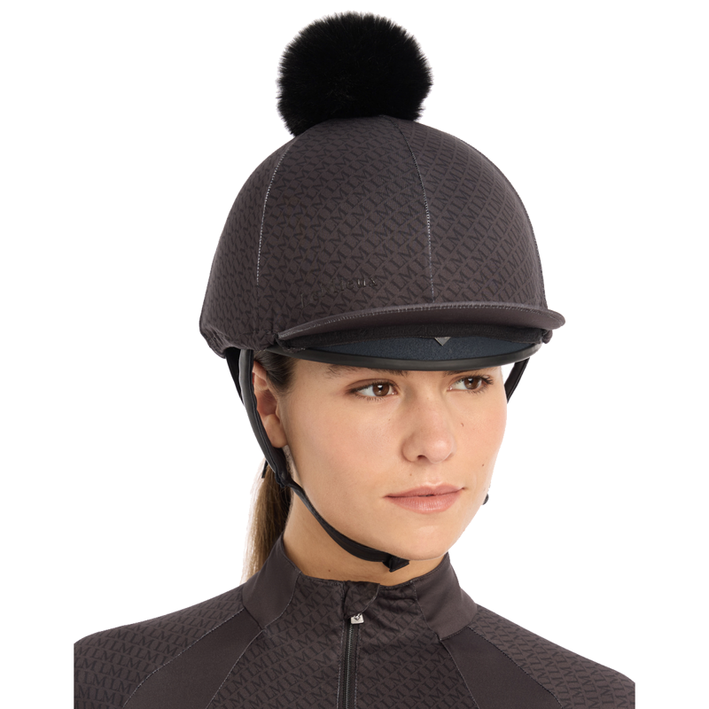 LeMieux Faith Hat Silk - Cinder-4