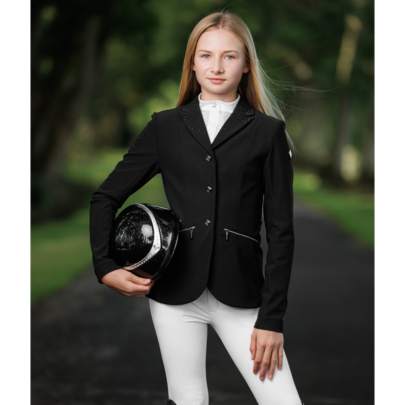 LeMieux Junior Pro Show Jacket - Black-4