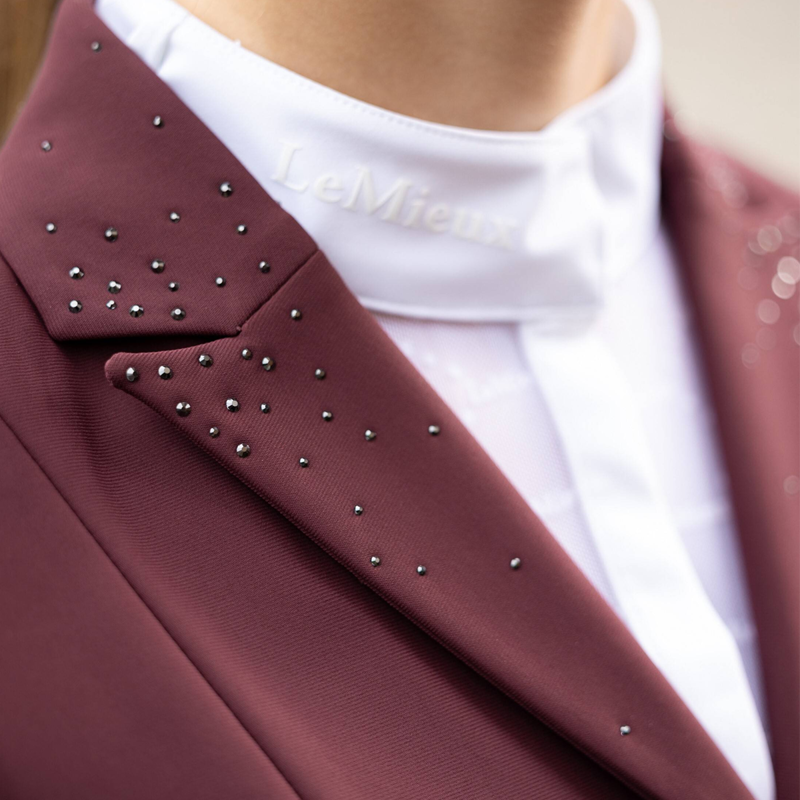 LeMieux Junior Pro Show Jacket - Burgundy-3