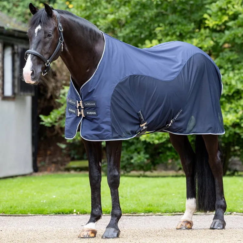 LeMieux Kudos Hybrid Cooler - Navy-1