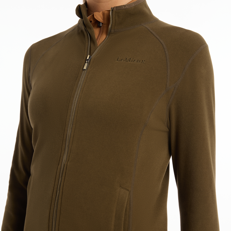 LeMieux Ladies Faye Fleece Zip Through - Alpine-5